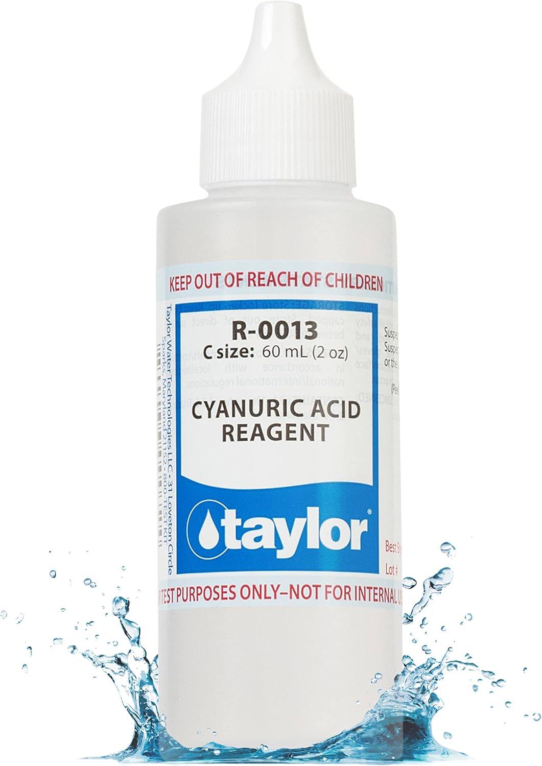 Taylor R-0013 Cyanuric Acid Dropper Bottle