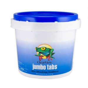 ClearView 3" Jumbo Tabs  Slow Dissolving Stabilized 25lb