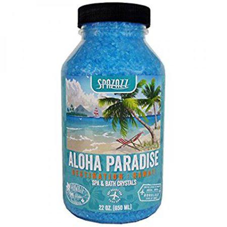 Spazazz Hawaii Aloha Paradise Destination Crystals Container 22 oz