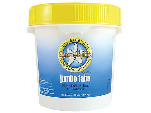 ClearView 3" Jumbo Tabs Slow Dissolving Stabilized 10lb