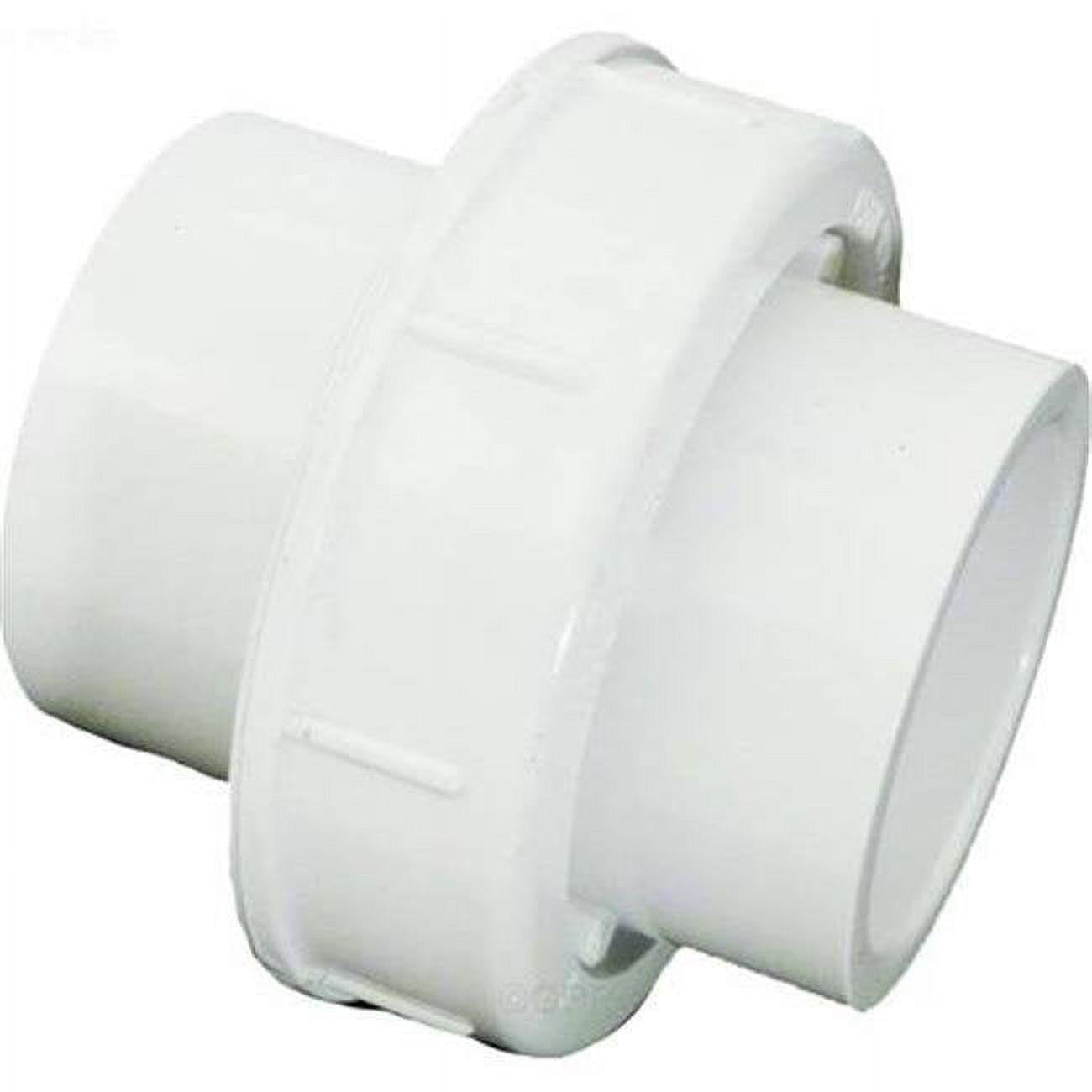 CMP 21049-150-000 Union PVC White 1.5" Slip x 1.5" Slip Replacement for 1.5" Unions