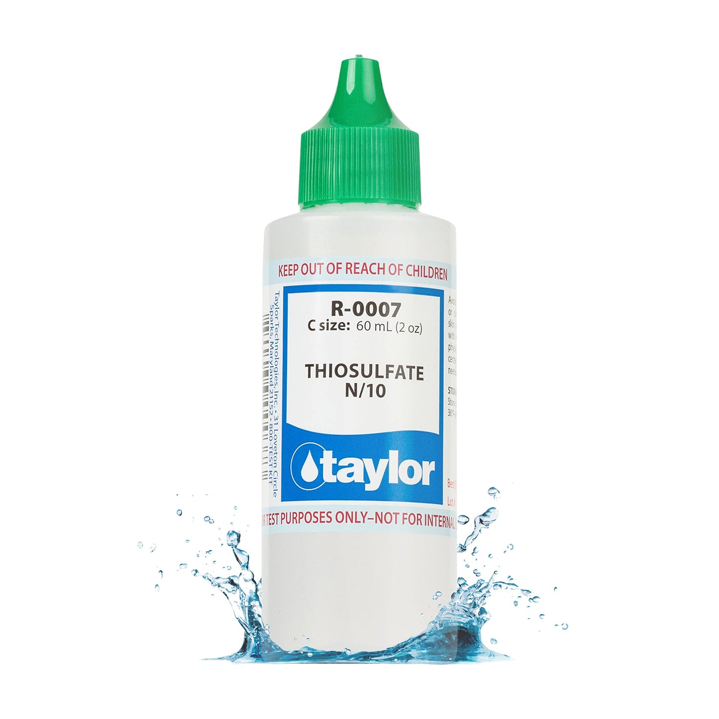 Taylor R-0007  Thiosulfate N/10 Genuine Replacement Parts for Taylor Water Testing Kits.