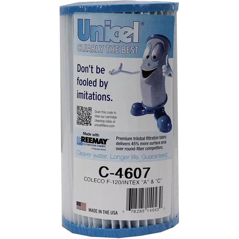 Unicel C-4607 Coleco Krystal Klear Intex A or C Replacement Filter Cartridge