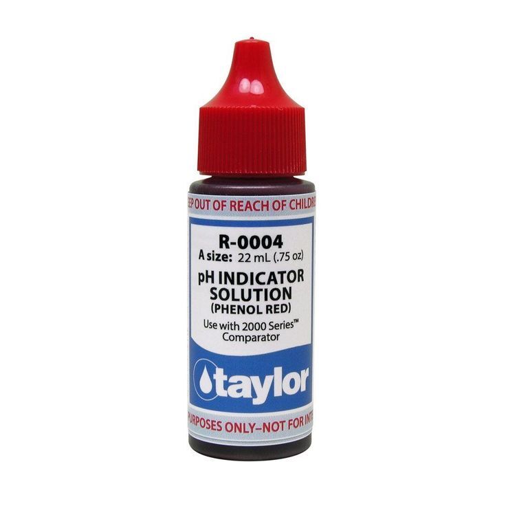 Taylor R-0004 pH Indicator Solution (for 2000 Series), Phenol Red