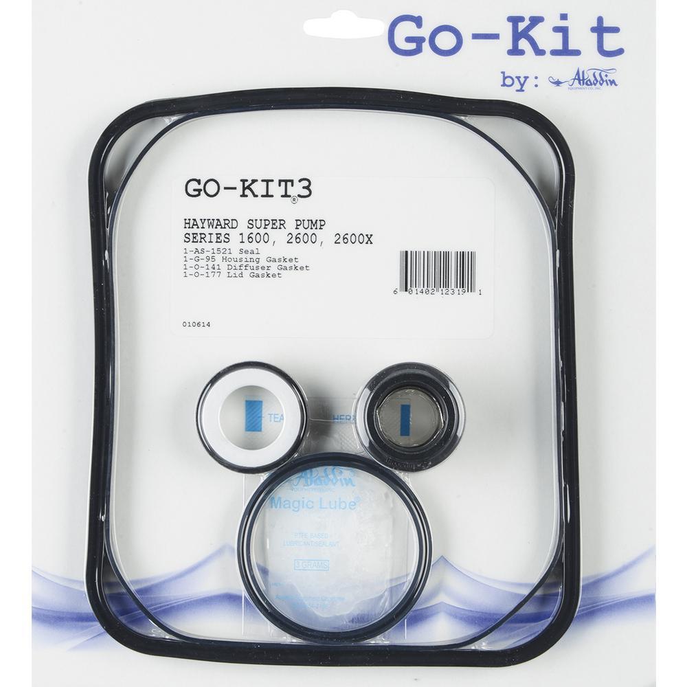 Aladdin Go-kit3 Hayward Super Pump O-Ring Kit