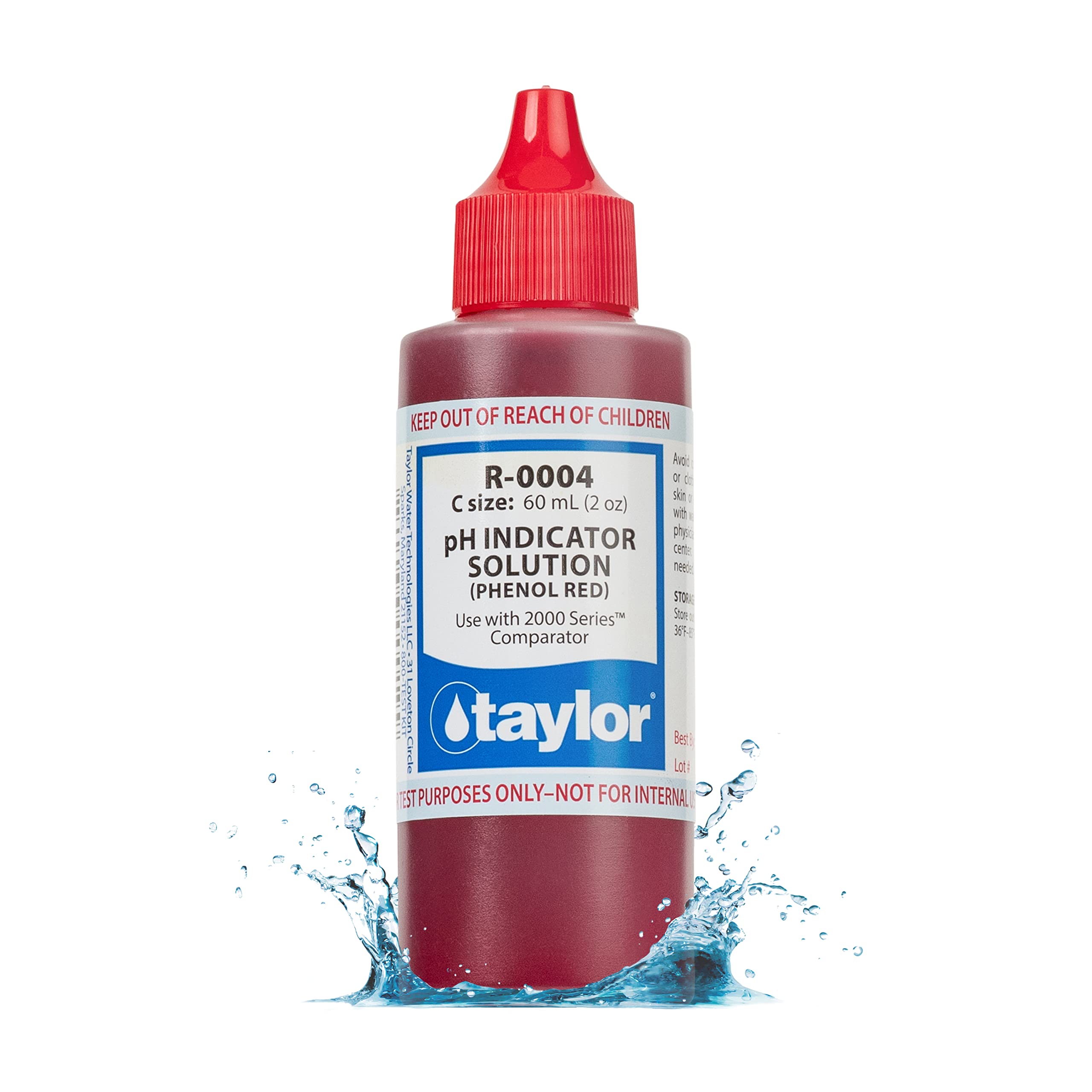 Taylor R-0004 pH Indicator Solution (for 2000 Series), Phenol Red